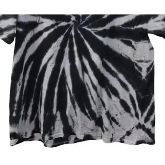 Guns N Roses Vintage Style Tie Dye Appetite for Destruction TShirt L Black White - Picture 9 of 14